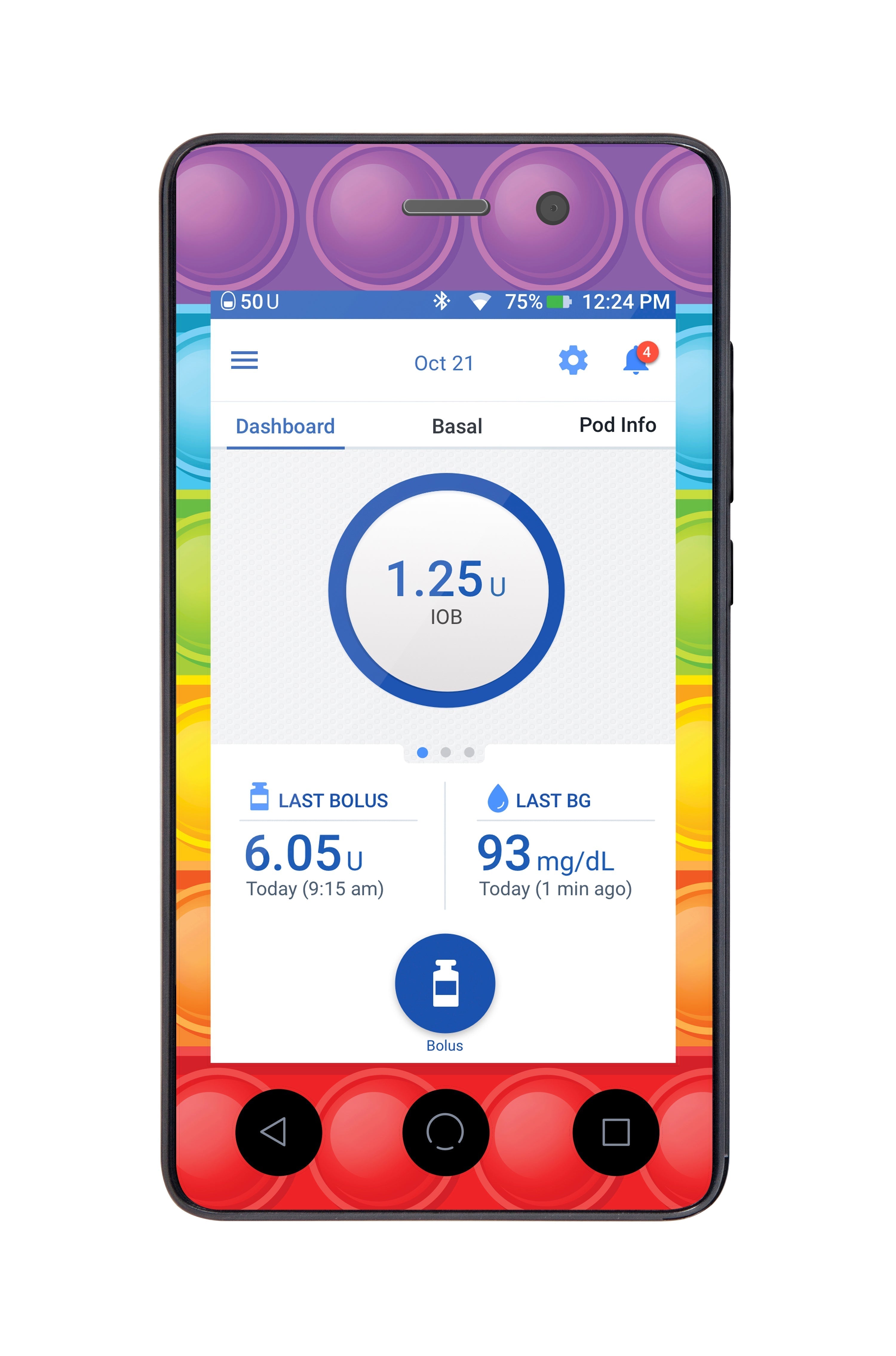 Poppers Sticker for Omnipod DASH® PDM – Pump Peelz