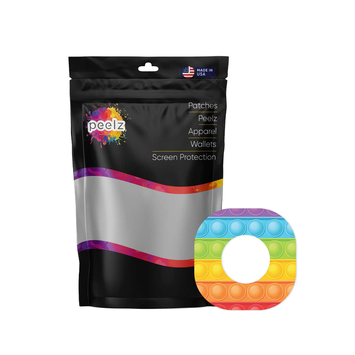 Poppers Dexcom G7 and Stelo Patch Tape - Pump Peelz