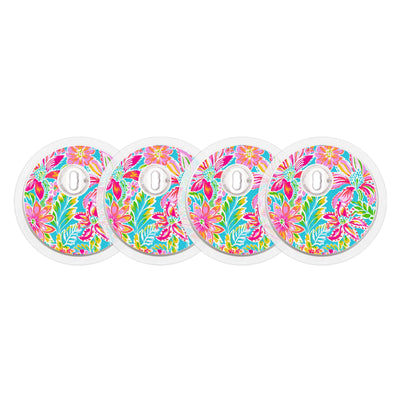 Preppy Flowers Designed for the FreeStyle Libre 3 Plus & Lingo  Sensor