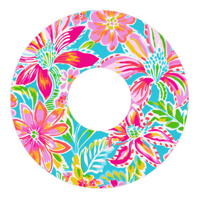Preppy Flowers Patch FreeStyle Libre 3 Plus & Lingo  Patch Tape - Pump Peelz