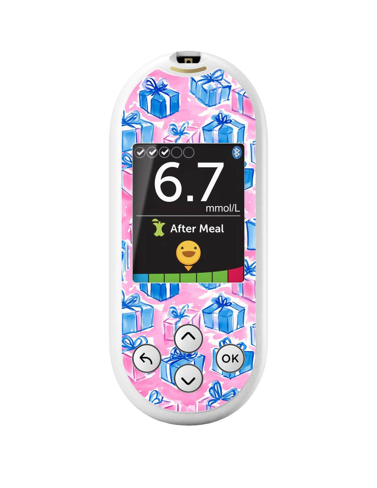 Presents Sticker for OneTouch Verio Reflect Glucometer