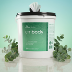 Embody® 225ct Eco Body Wipes – Refill Bucket for Wellness Studios