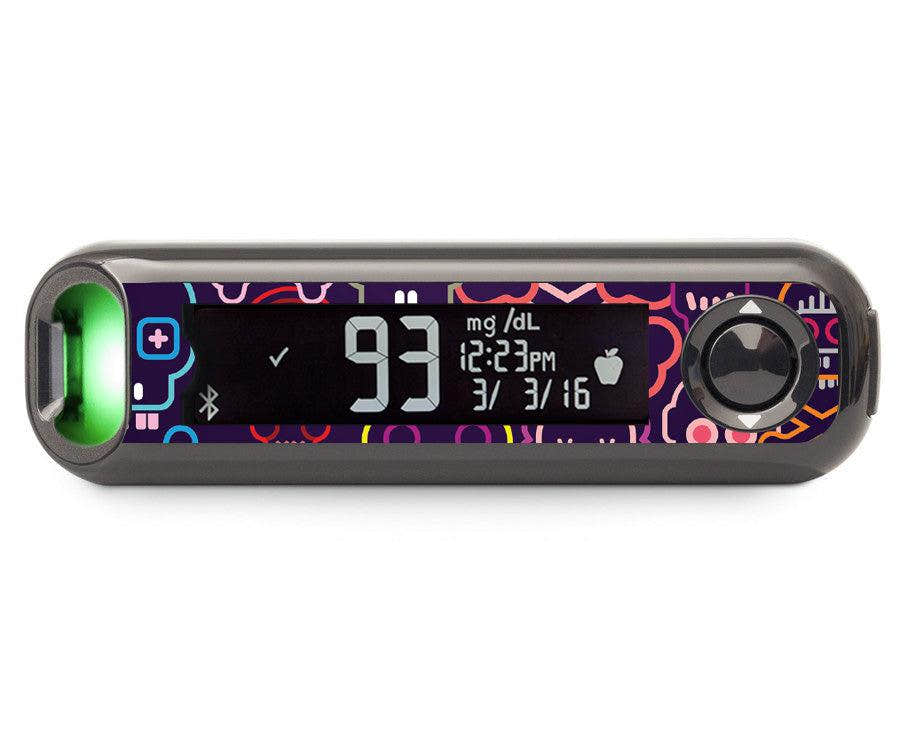 Psycho Skulls Bayer Contour© Next One Glucometer