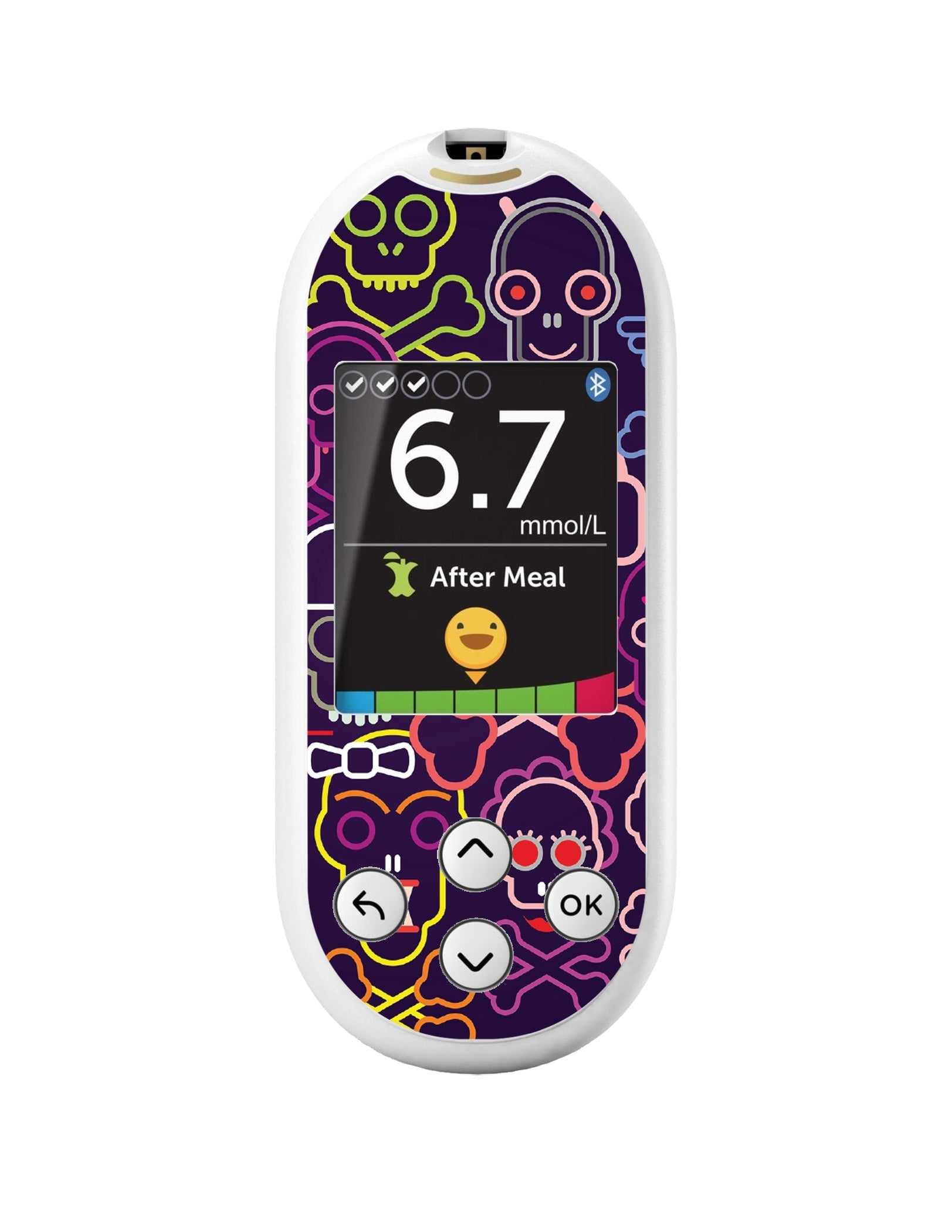Psycho Skulls OneTouch Verio Reflect Glucometer