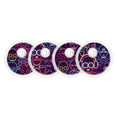 Psycho Skulls for the FreeStyle Libre 3 Plus & Lingo  Sensor