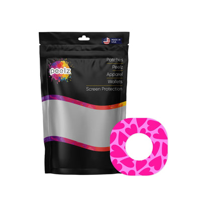 Puffy Hearts Dexcom G7 and Stelo Patch Tape - Pump Peelz