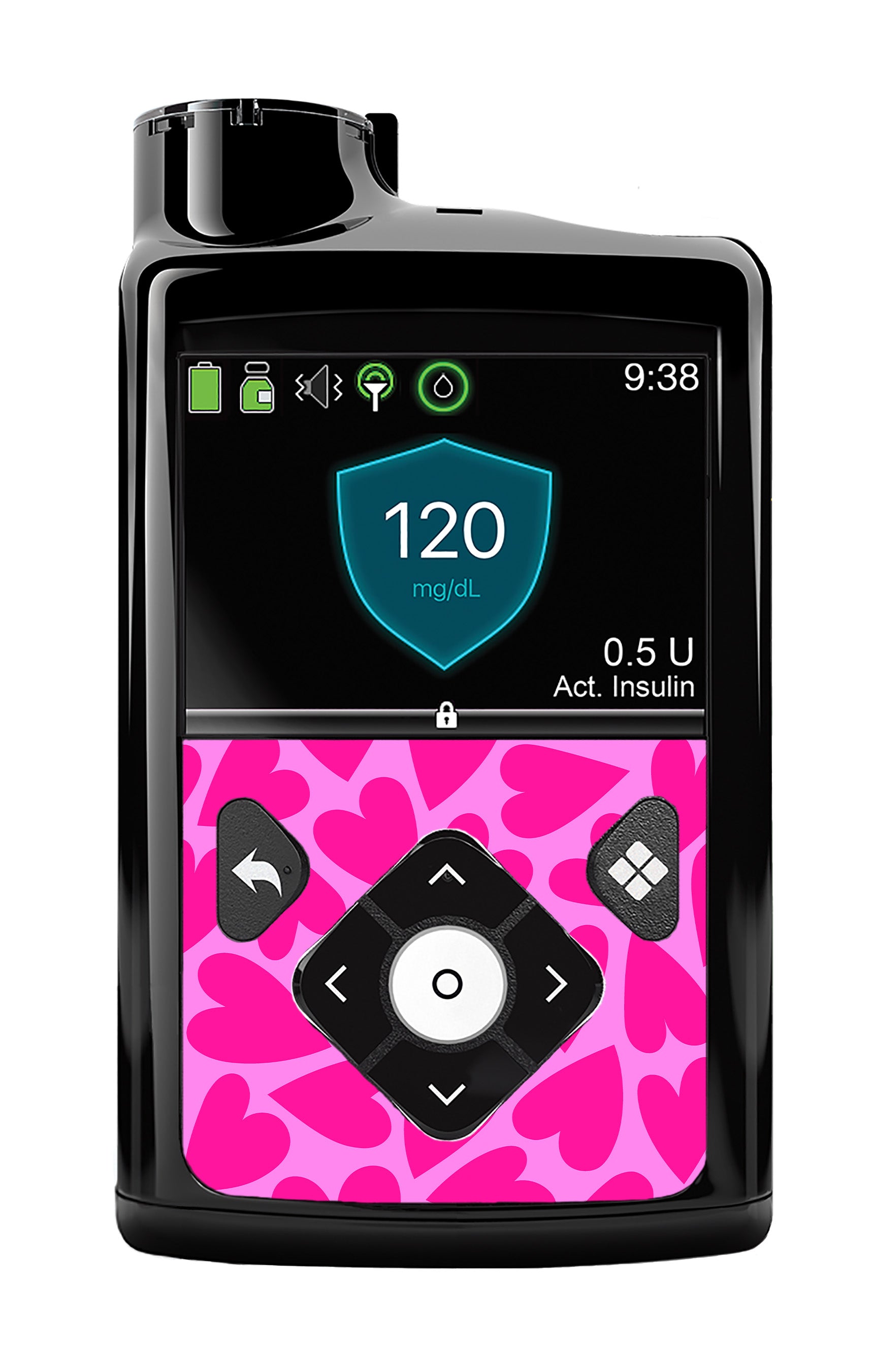 Puffy Hearts Sticker for Medtronic MiniMed 770G & 780G