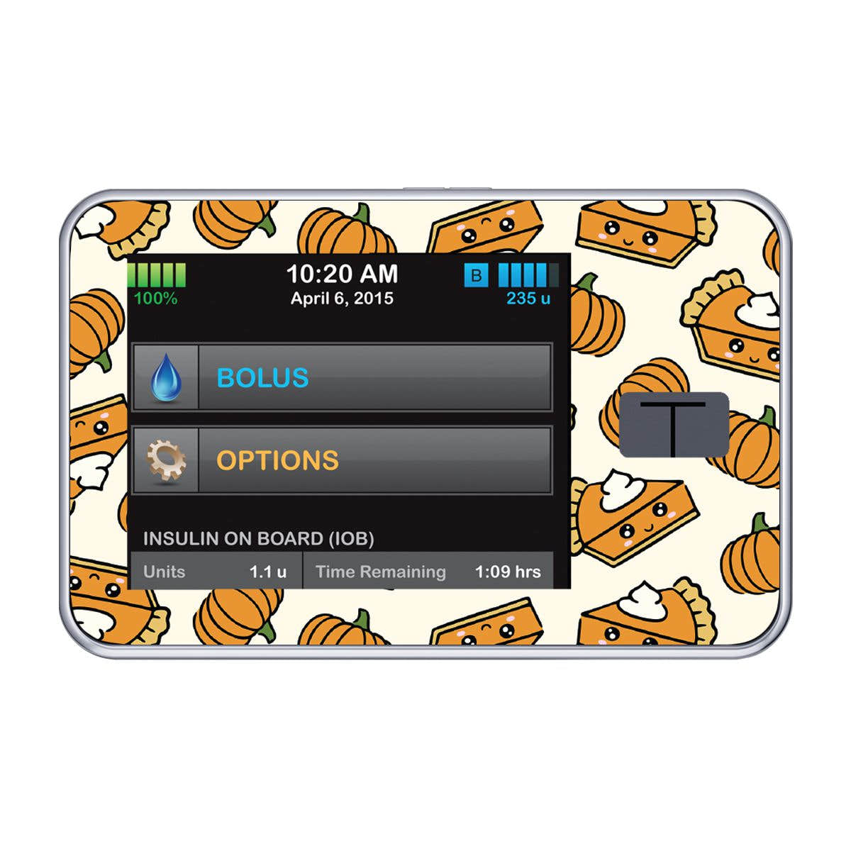 Pumpkin Pie Sticker for Tandem t:slim