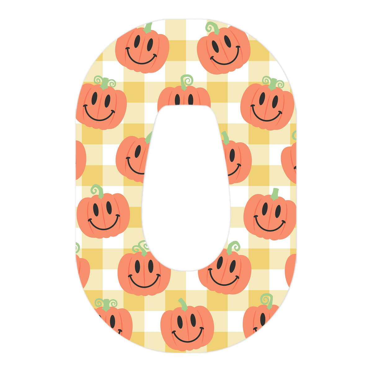 Pumpkin Smilies Dexcom G6 Patch Tape - Pump Peelz