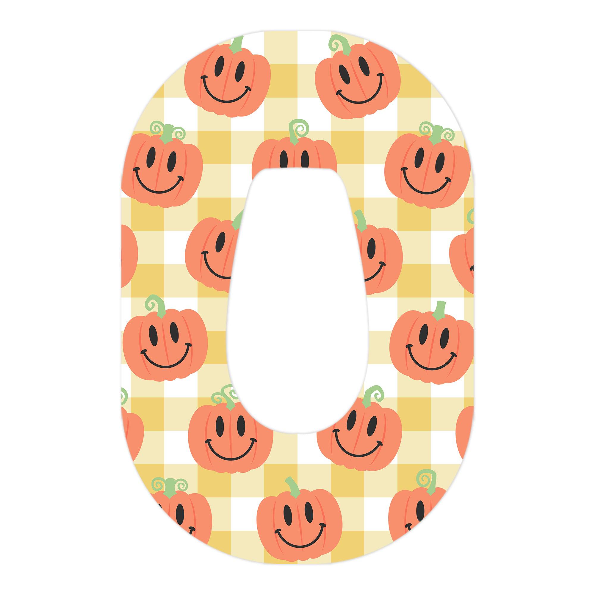 Pumpkin Smilies Dexcom G6 Patch Tape - Pump Peelz