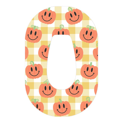 Pumpkin Smilies Dexcom G6 Patch Tape - Pump Peelz
