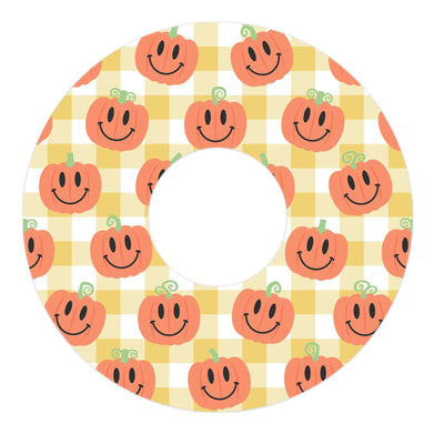 Pumpkin Smilies FreeStyle Libre 3 Plus & Lingo  Patch Tape - Pump Peelz