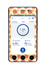 Pumpkin Smilies Sticker for Omnipod DASH® PDM – Pump Peelz