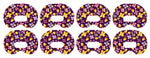 Purple Floral Medtronic Guardian Connect Patch Tape - Pump Peelz
