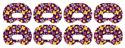 Purple Floral Medtronic Guardian Connect Patch Tape - Pump Peelz