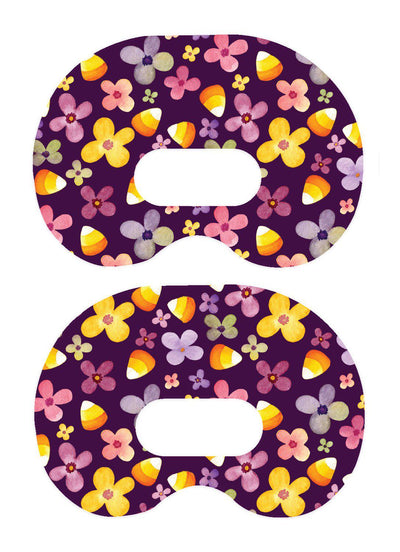 Purple Floral Medtronic Guardian Connect Patch Tape - Pump Peelz