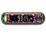 Purple Floral for Bayer Contour© Next One Glucometer