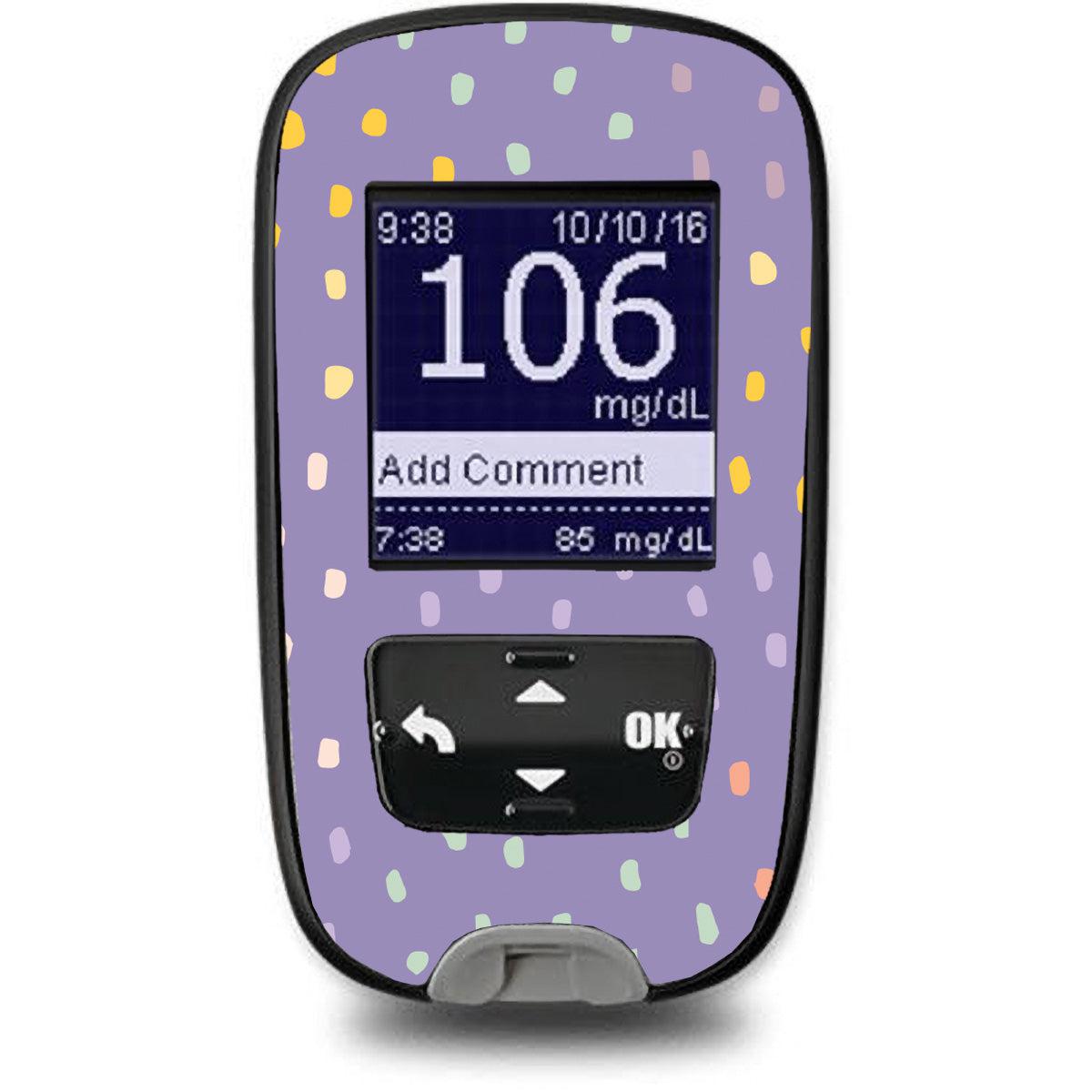 Purple Pastel for the Accu-Chek Guide Glucometer
