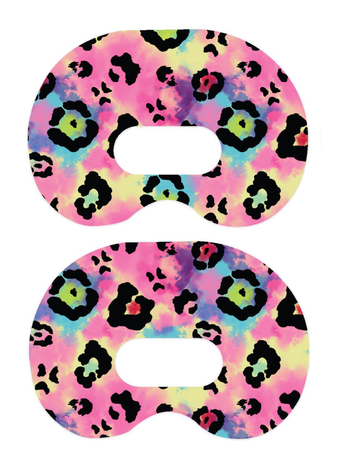 Rainbow Leopard Medtronic Guardian Connect Patch Tape - Pump Peelz