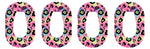 Rainbow Leopard Dexcom G6 Patch Tape - Pump Peelz