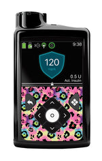 Rainbow Leopard Sticker for Medtronic MiniMed 770G & 780G
