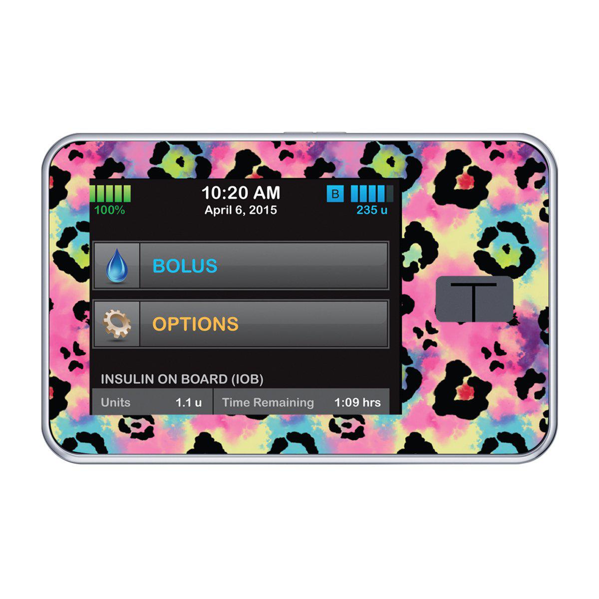 Rainbow Leopard Sticker for Tandem t:slim