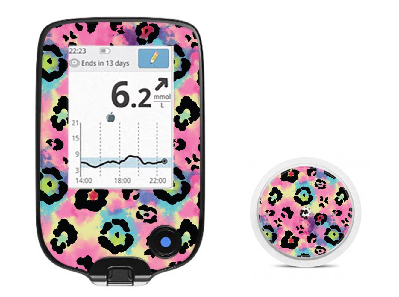 Rainbow Leopard for Freestyle Libre 2