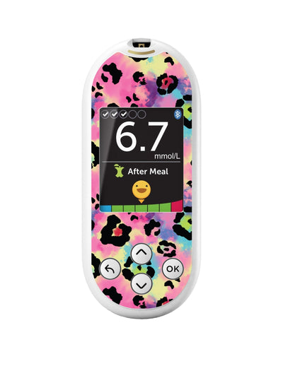 Rainbow Leopard for OneTouch Verio Reflect Glucometer