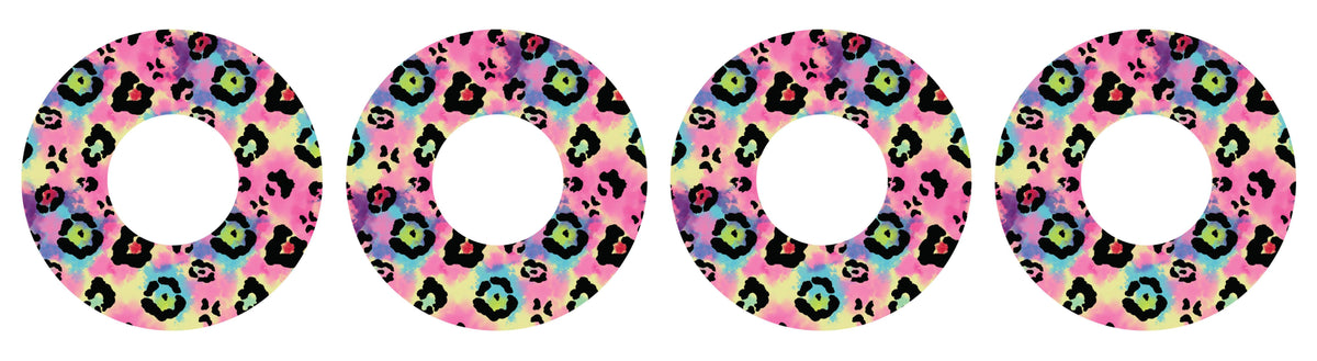 Rainbow Leopard for Patch  Freestyle Libre and Universal Infusion Set Tape