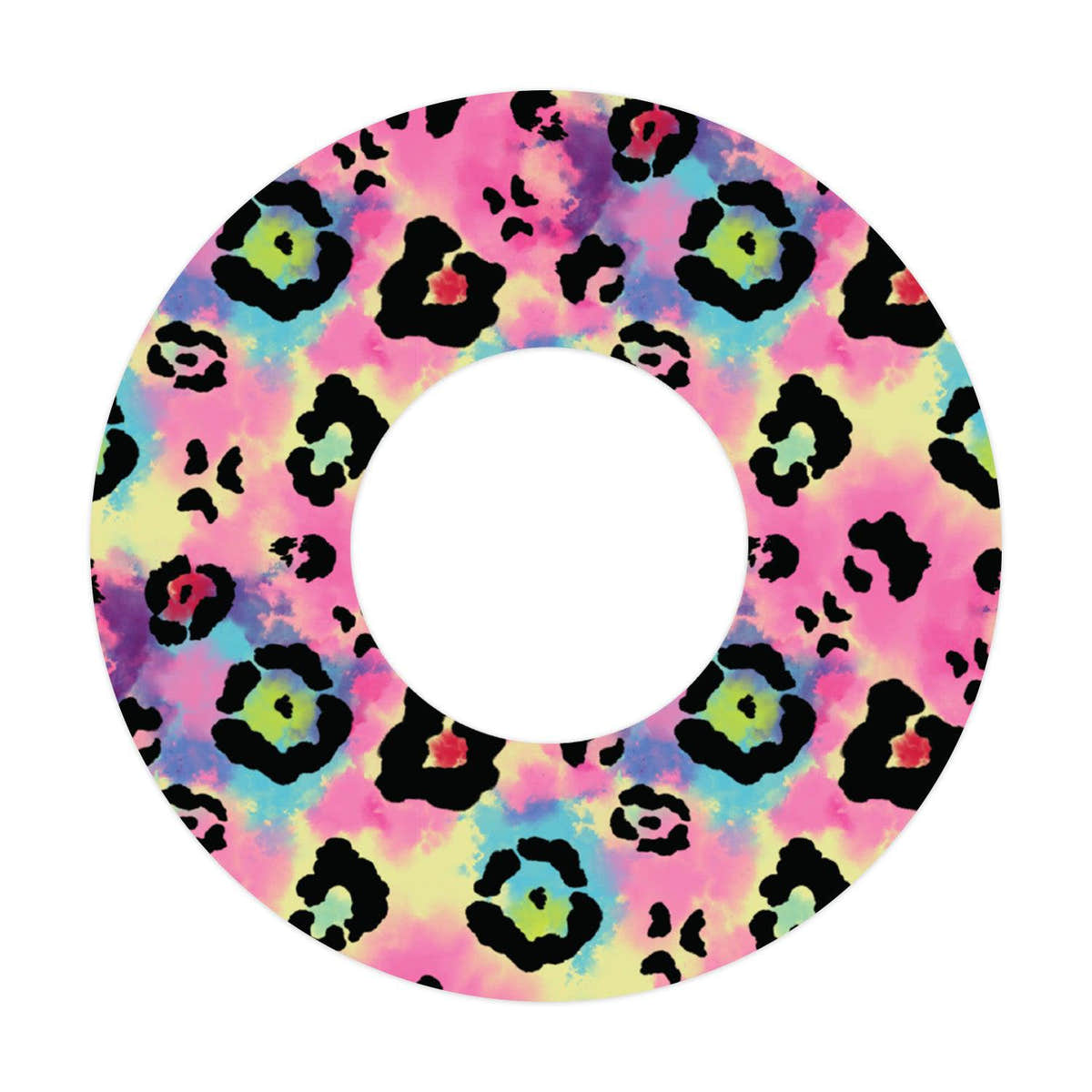Rainbow Leopard for Patch  Freestyle Libre and Universal Infusion Set Tape
