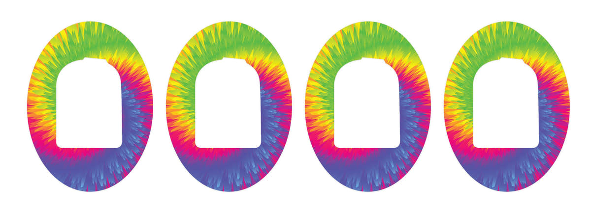 Rainbow Tie Dye Pod Patch Tape - Pump Peelz