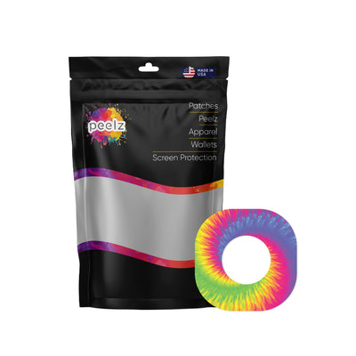 Rainbow Tie Dye Dexcom G7 and Stelo Patch Tape - Pump Peelz