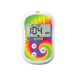 Rainbow Tie Dye for OneTouch Verio Flex Glucometer