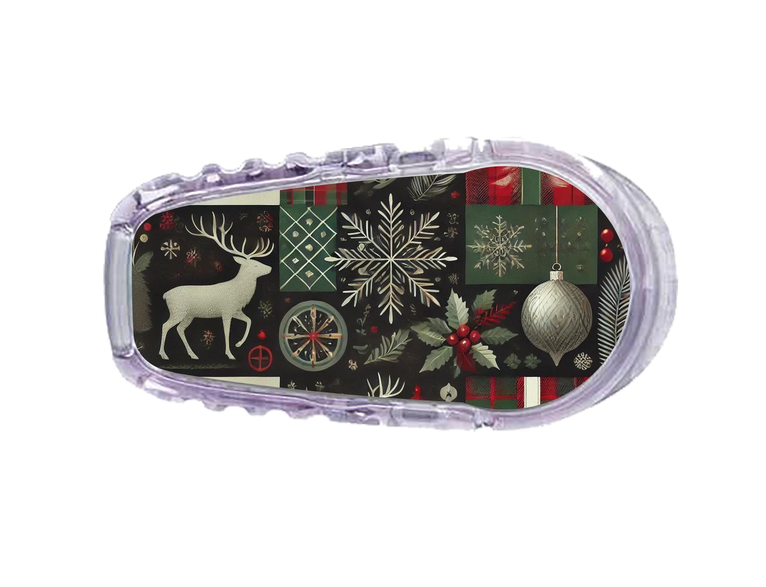 Reindeer Paper Sticker for Dexcom G6 Transmitter