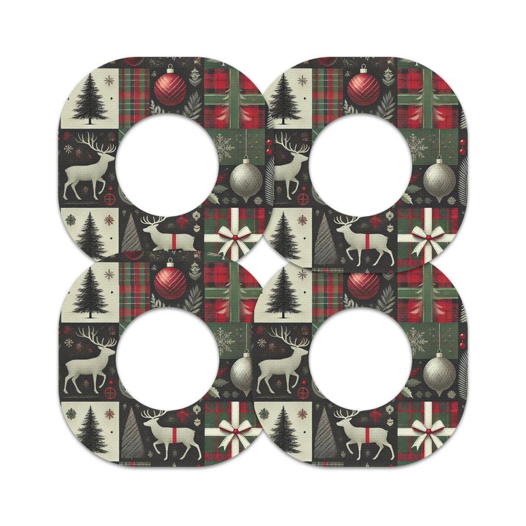 Reindeer Paper Dexcom G7 and Stelo Patch Tape - Pump Peelz