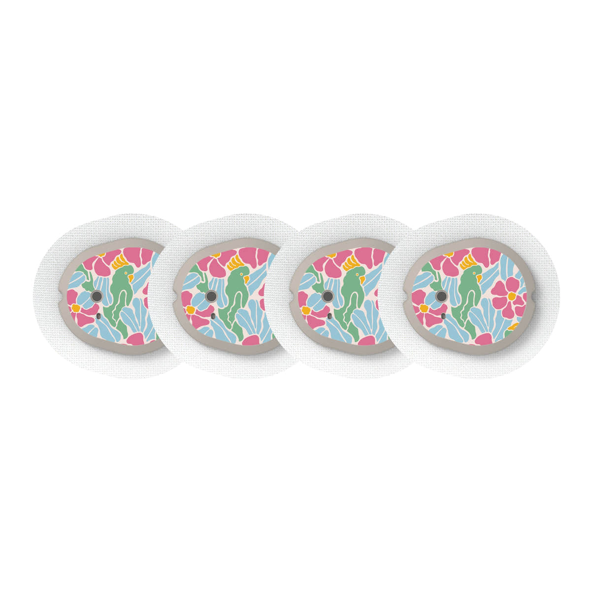 Retro Parrots Designed for the DEXCOM G7 and Stelo Transmitter