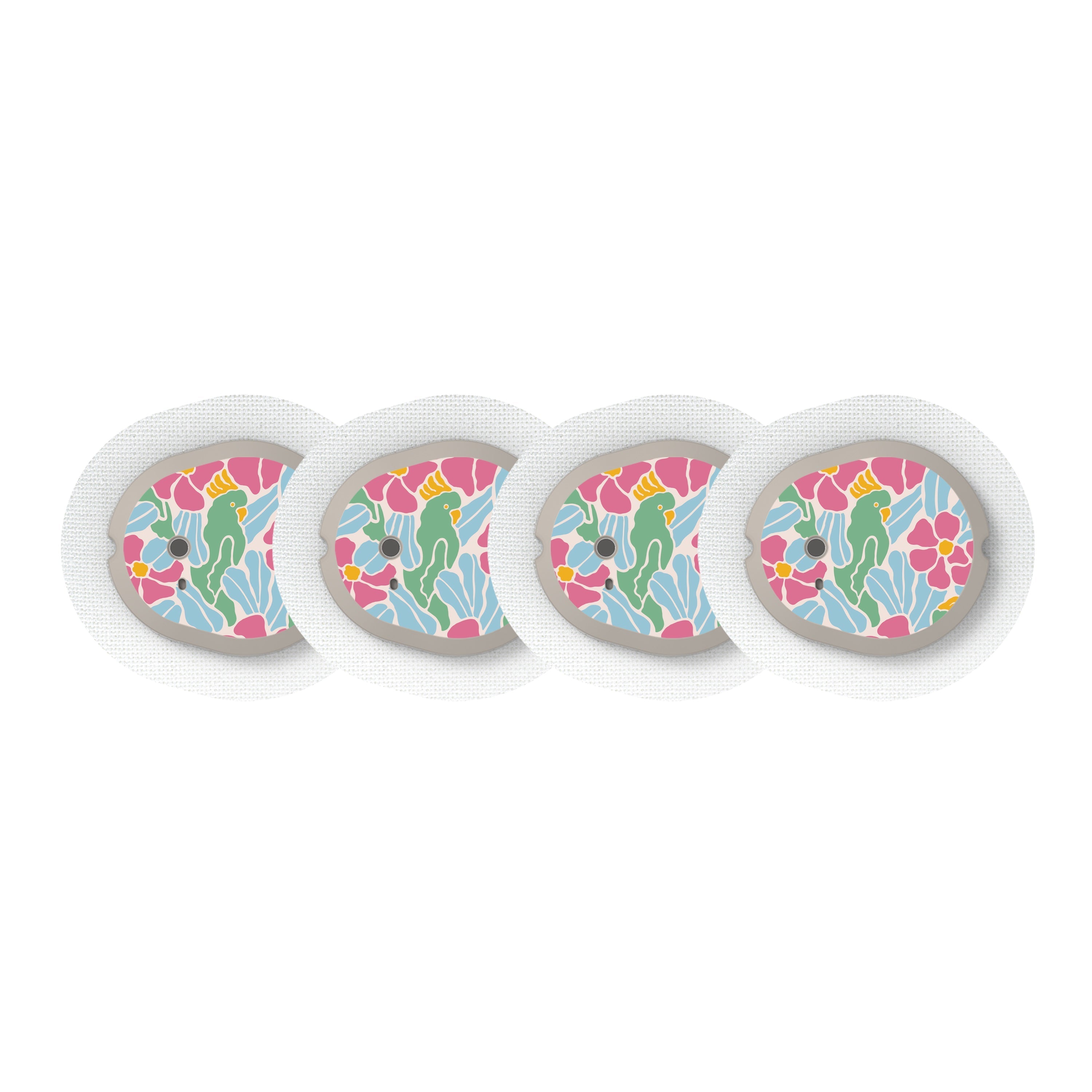 Retro Parrots Designed for the DEXCOM G7 and Stelo Transmitter