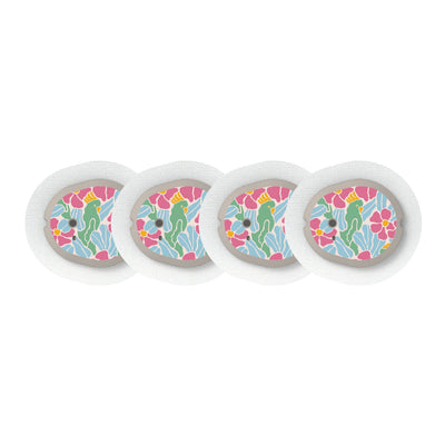Retro Parrots Designed for the DEXCOM G7 and Stelo Transmitter