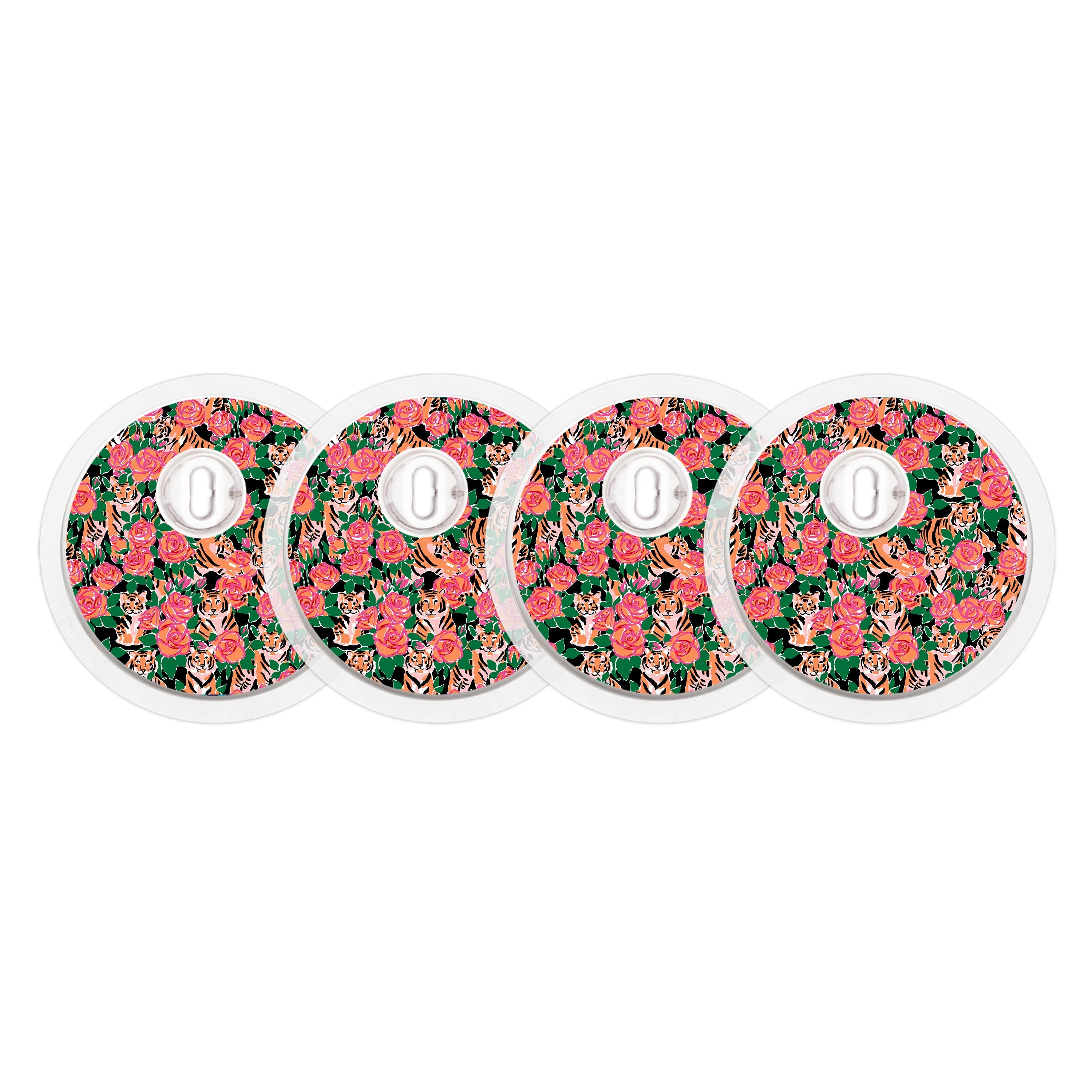 Rosey Tigers Designed for the FreeStyle Libre 3 Plus & Lingo Sensor