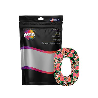 Rosey Tigers Dexcom G6 Patch Tape - Pump Peelz
