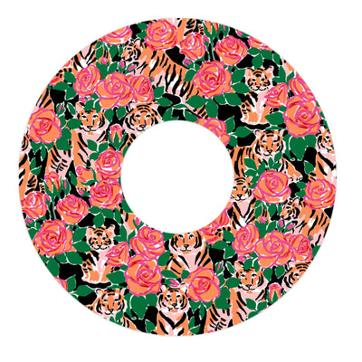 Rosey Tigers Tape Designed for the FreeStyle Libre 3 Plus & Lingo