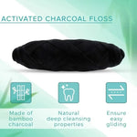 30m Vegan Biodegradable Bamboo Charcoal Dental Floss