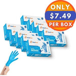 HandCare Blue Nitrile Gloves - Exam Grade, Powder Free (4 Mil), 1,000 Gloves - BOGO 20% OFF