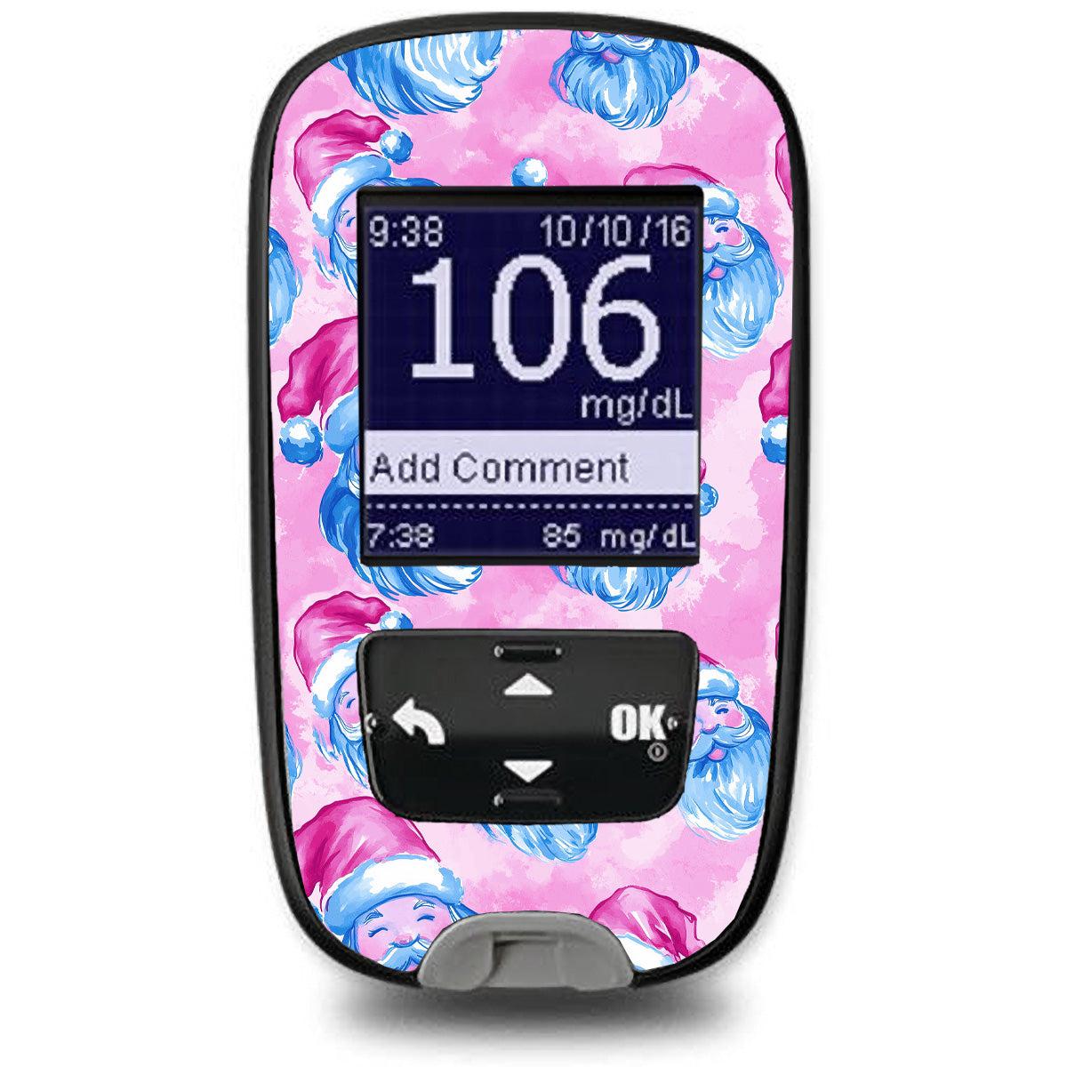 Santa Sticker for the Accu-Chek Guide Glucometer
