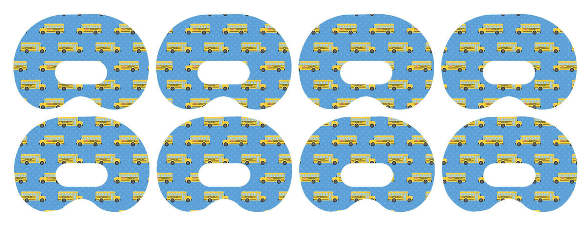 School Bus Medtronic Guardian Connect Patch Tape - Pump Peelz