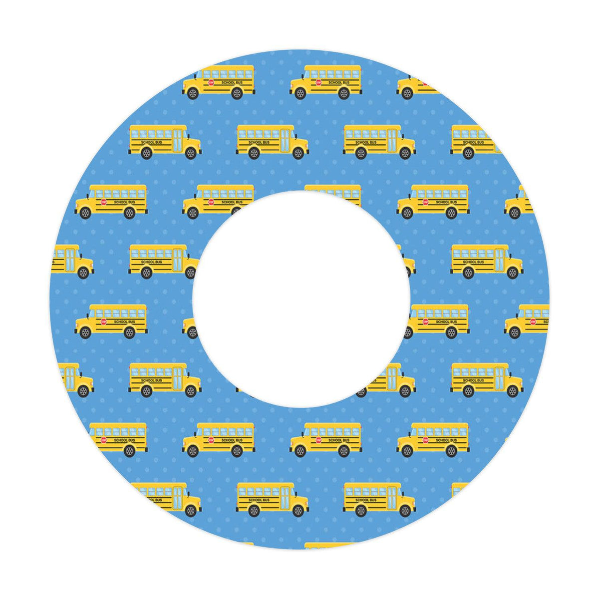 School Bus for Patch  Freestyle Libre and Universal Infusion Set Tape