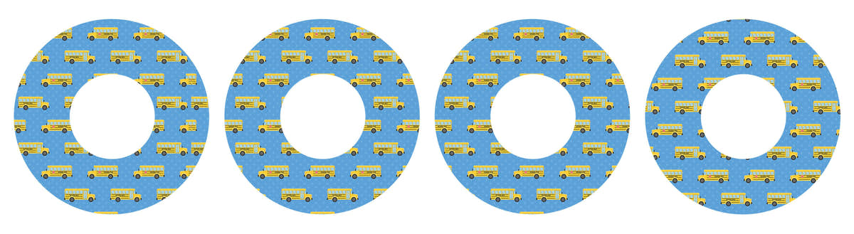 School Bus for Patch  Freestyle Libre and Universal Infusion Set Tape