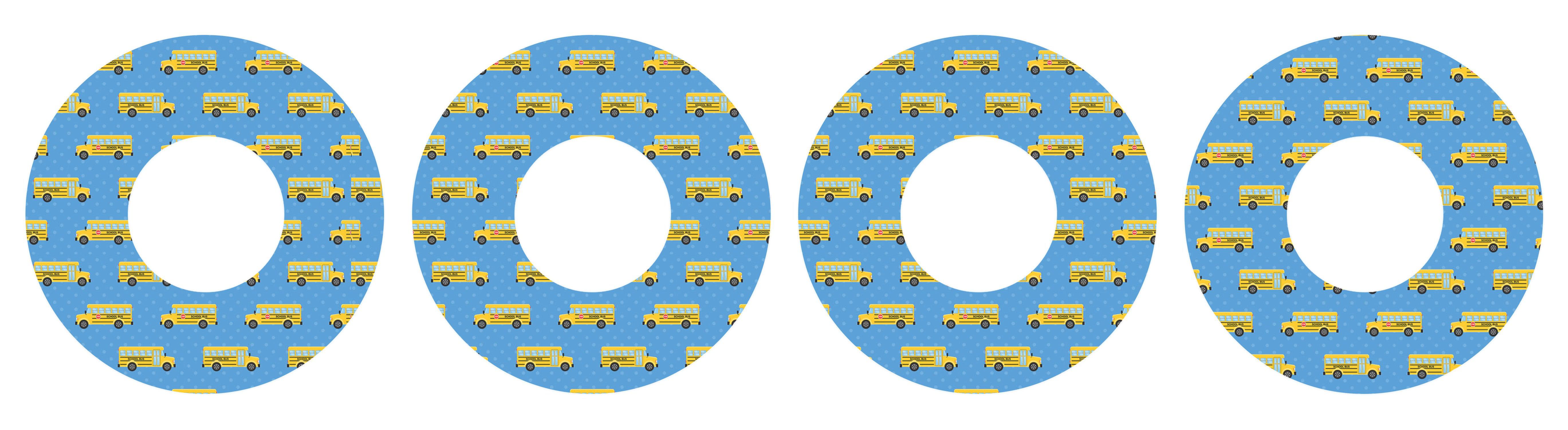 School Bus for Patch  Freestyle Libre and Universal Infusion Set Tape