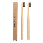4Pcs Eco-Friendly Bamboo Soft Bristle Toothbrush Set