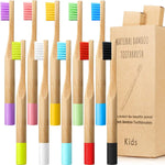 10-pack Eco Friendly Bamboo Toothbrush Set